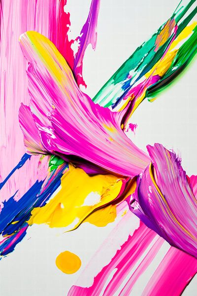 Colourful acrylic art - dynamic and modern by Poster Art Shop