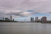Rotterdam, Erasmus bridge, Kop van Zuid and Zalmhaven tower by Patrick Verhoef thumbnail