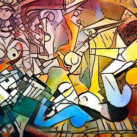 Hommage an Picasso (8) von zam art