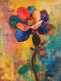 Kleurige bloem van Imagine