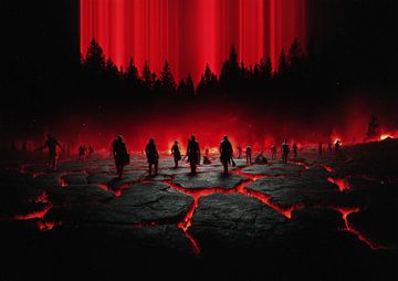 Rotlicht-Kreuzzug: Dark Fantasy Krieg in der Abenddämmerung (57 Zeichen) von BINEDITS