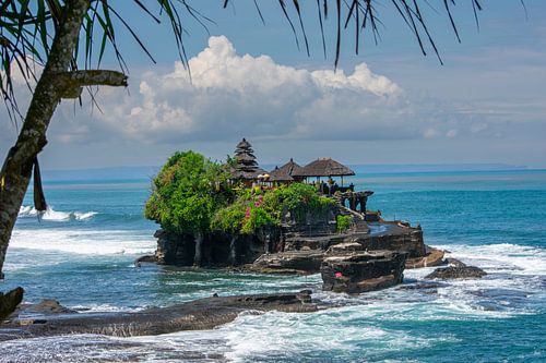 De watertempel "Pura Tanah Lot" op Bali