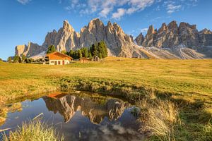 Bei der Geisleralm in Südtirol