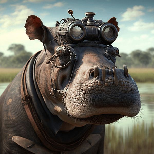 Steampunk Afrique par Martin Mol