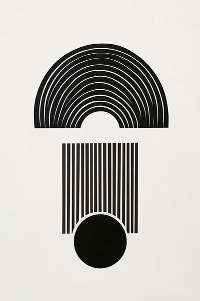 Grafisches Muster von Poster Art Shop