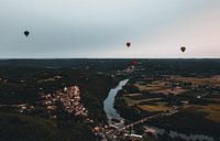 Vol en ballon au-dessus de la Dordogne et de Beynac-et-Cazenac