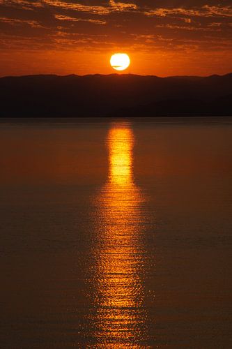 Sunrise over Crete by Aukelien Philips