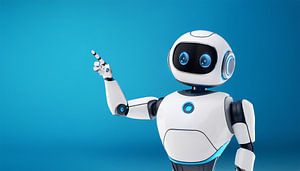 Roboter mit Zeigefinger