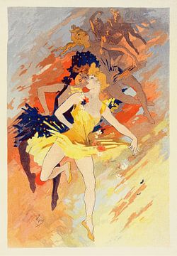 Jules Chéret - La Danse (1900) van Peter Balan