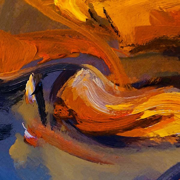 Orange kolk by Nop Briex