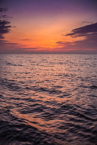 Noordzee zonsondergang