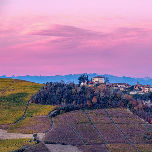 Pink Sunrise at Serralunga d'Alba