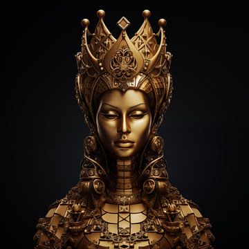 Gouden koningin van TheXclusive Art