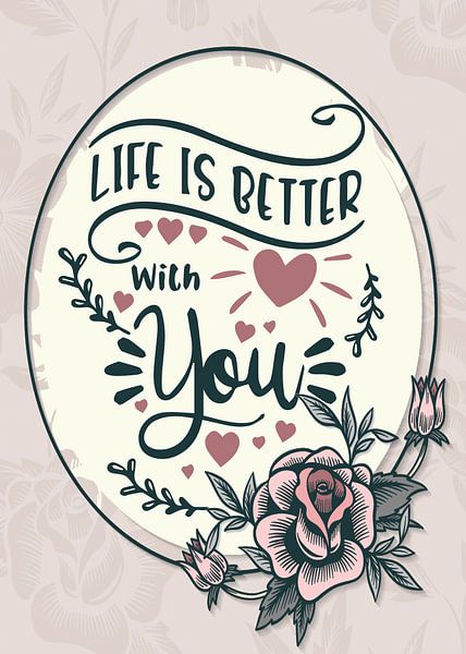 La vie est meilleure avec toi par Gunawan RB