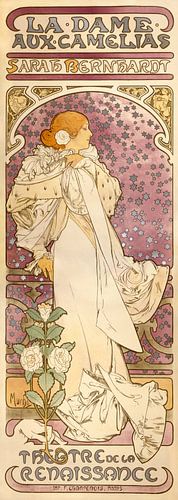 La Dame aux Camélias - Alphonse Mucha -1896