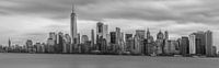 Panorama Manhattan zwart wit van Rene Ladenius Digital Art thumbnail