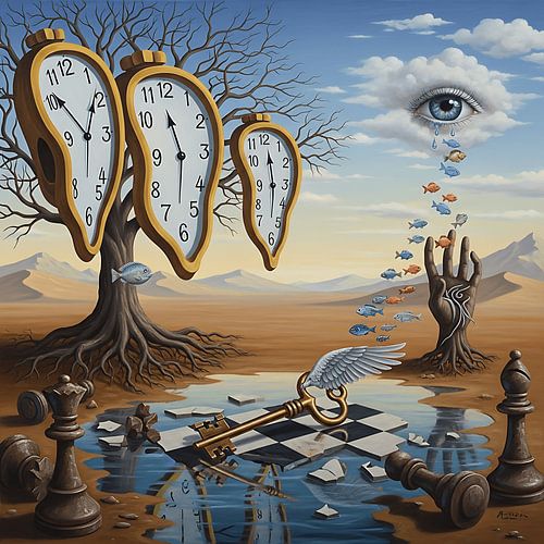 Droomlandschappen van de geest - surrealisme kunstschilderkunst