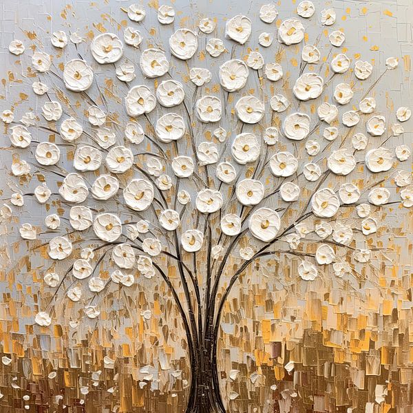 Flowering tree by Wall Wonder