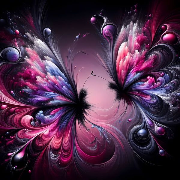 Dans van de roze vlinders van ButterflyPix