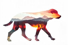 Dog and nature by Poster Art Shop