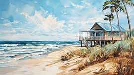 Strandhaus von CanvasbyCaro