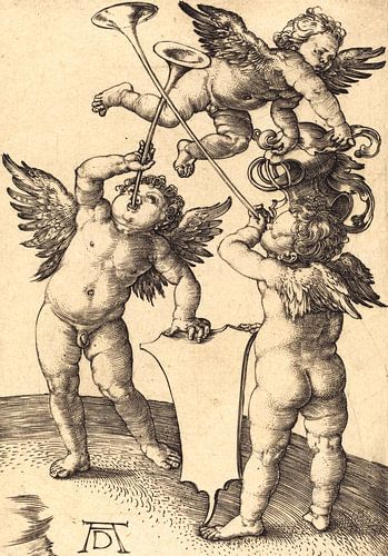 Albrecht Dürer – Les trois génies (vers 1505) | Dessin mythologique de la Renaissance