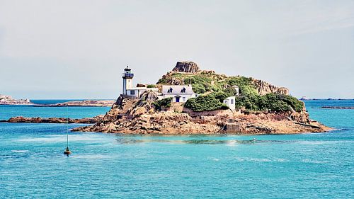 Insel mit Leuchtturm