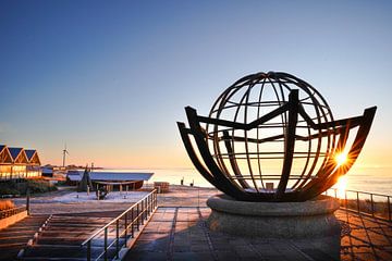 Zonsopgang bij de Zyklys in Hvide Sande van Danny Tchi Photography