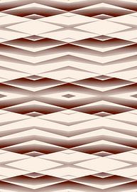 Abstract geometry shapes earthy colors by FRESH Fine Art