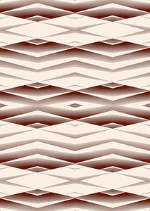 Abstrakte Geometrie Formen Erdige Farben