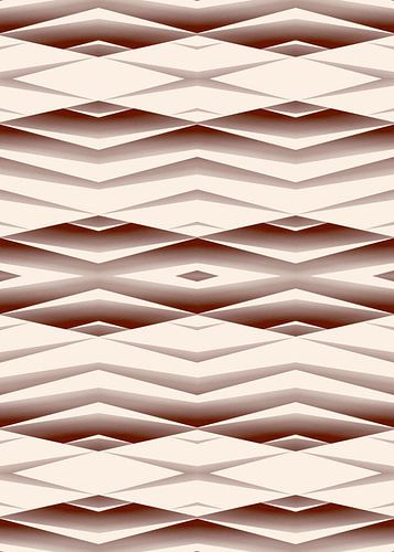 Abstracte Geometrie Vormen Aardse Kleuren