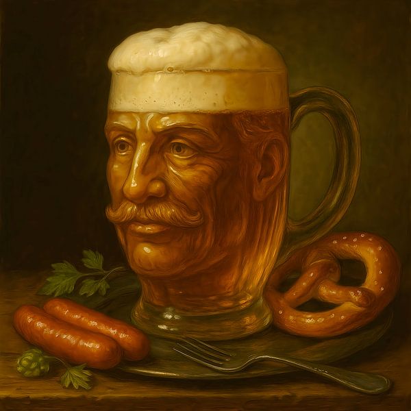 Herr Bräu – The Face of Beer and Bavarian Tradition by Basahen