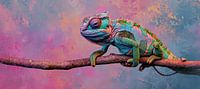 Colorful Climber by Eye catching paintings thumbnail