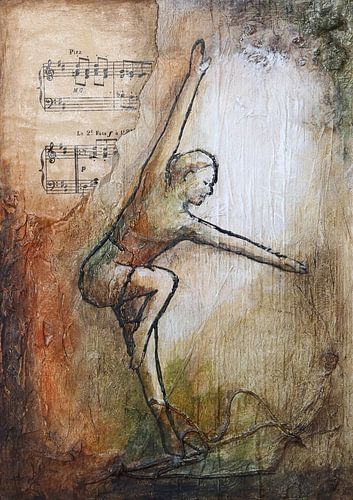 In the moment. Dansers in de spotlights.