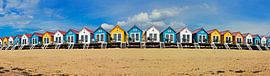 Panorama beach houses Vlissingen by Anton de Zeeuw