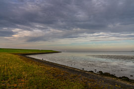 Sunset on the Eems-Dollard