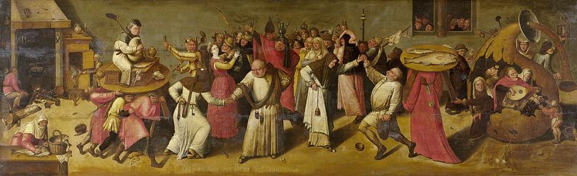 Het gevecht tussen Carnaval en Vasten - Jeroen Bosch van Marieke de Koning
