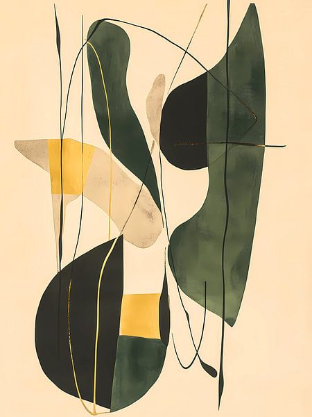 Abstract modern painting i8 by haroulita