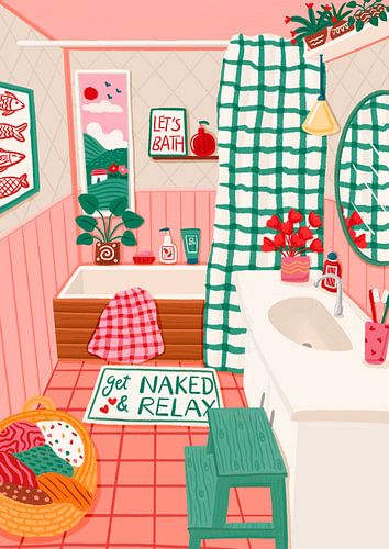 Gezellige badkameroase