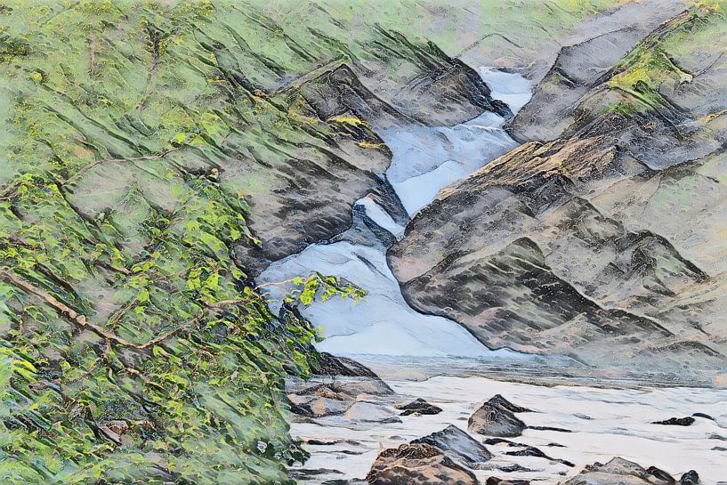 La rivière qui coule par Torfinn Johannessen