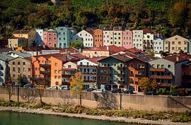 Burghausen an der Salzach von altmodern