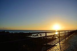 Ein Sonnenuntergang auf dem Dach von Frank's Awesome Travels