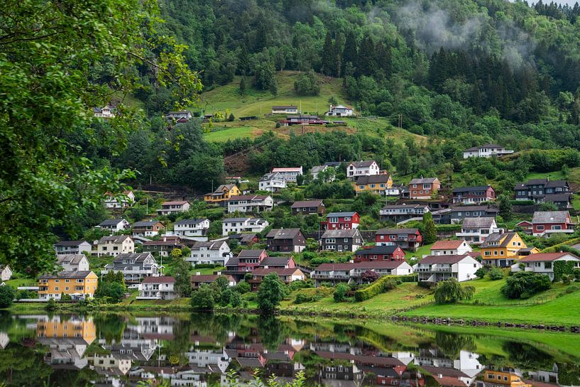 Reflexion über Norwegen von Greetje Heemskerk