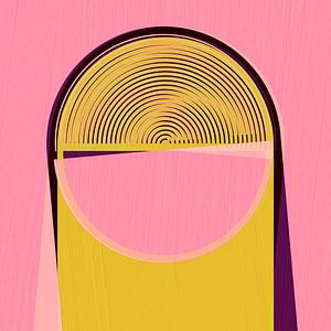 Geometrische Retro Formen Pop Art