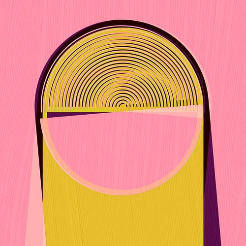 Geometrische Retro Vormen Pop Art