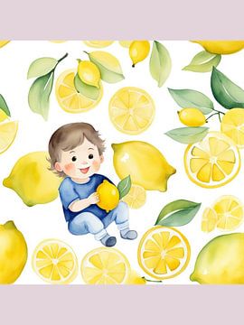 The Child With Sour Lemon. by TOAN TRAN