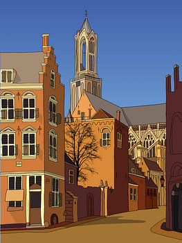 De Pausdam en Achter de Dom