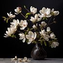 Magnolia in vase portrait by TheXclusive Art thumbnail