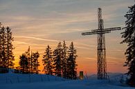 Zonsondergang op de Kemahdhöhe van Christa Kramer thumbnail