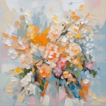 Abstracte bloemen van Artsy